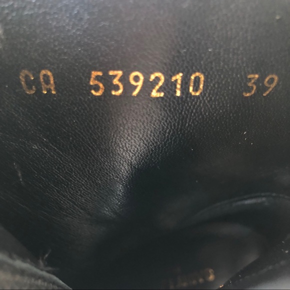 Saint Laurent Lou 95 Glitter Ankle Boots Size 39 - Picture 7 of 8